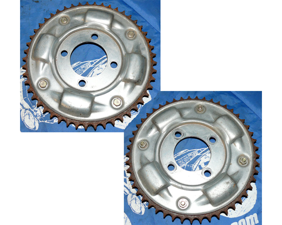 Sprocket complete used Honda 110 - 1979-83