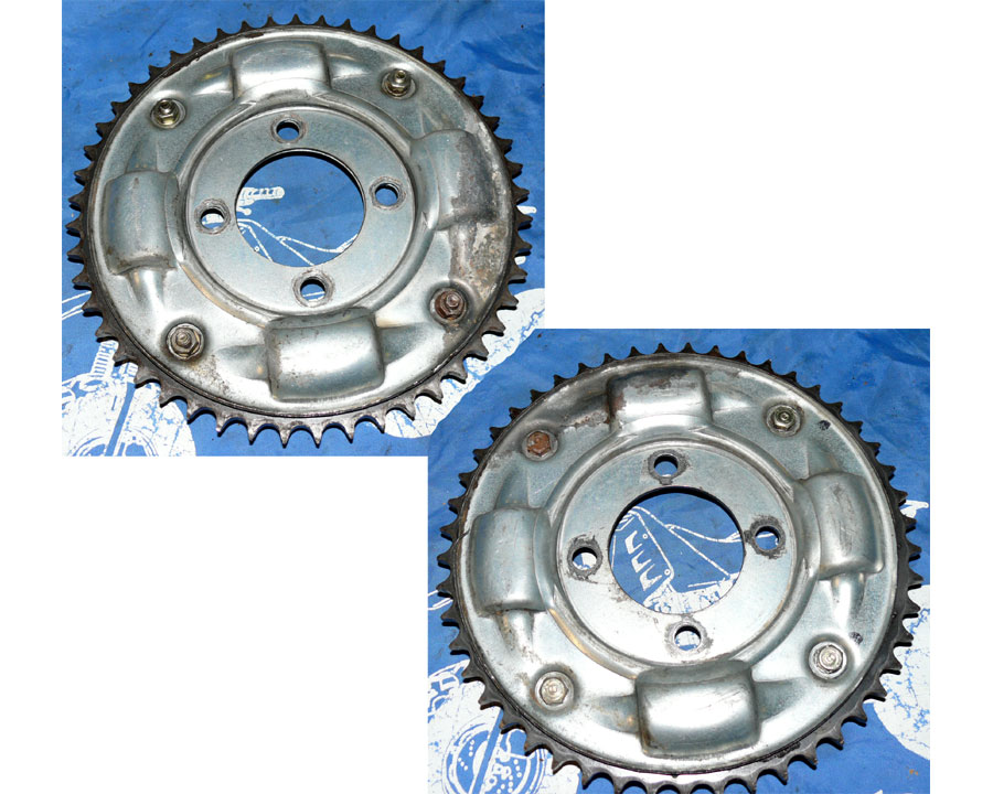 Sprocket complete used Honda 110 - 1979-83
