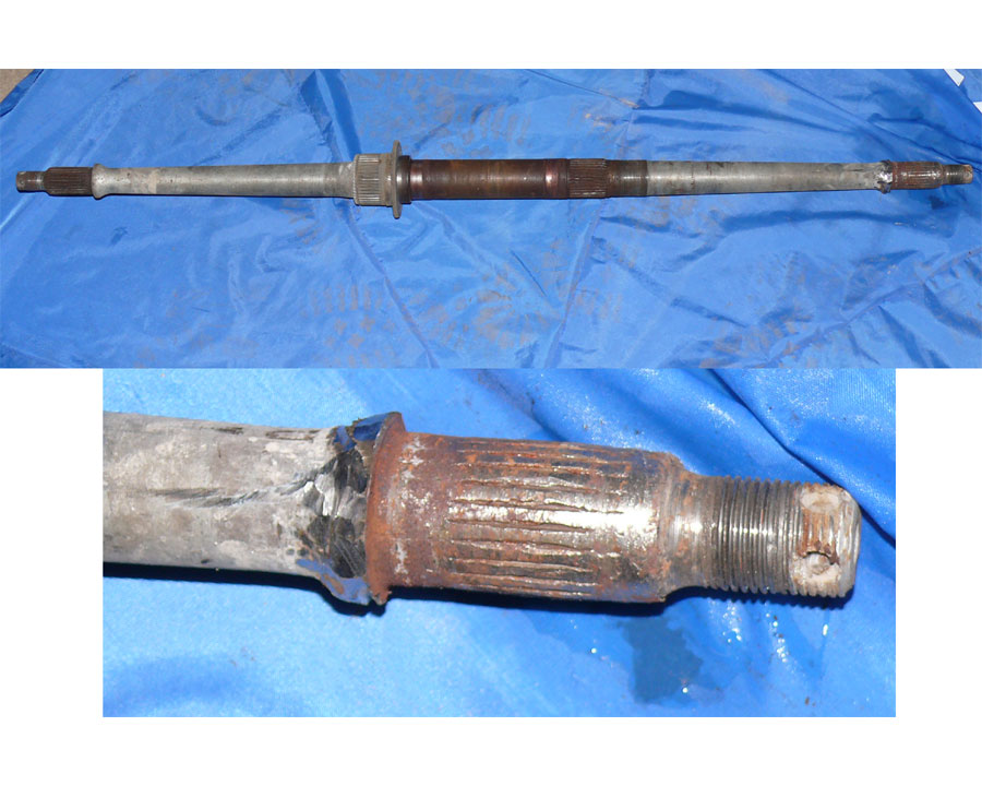 Rear wheel axle Used ATC HONDA 200X 83-84