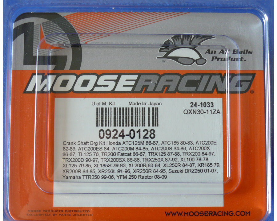 Crank shaft bearing ATC HONDA 125 / 185 / 200