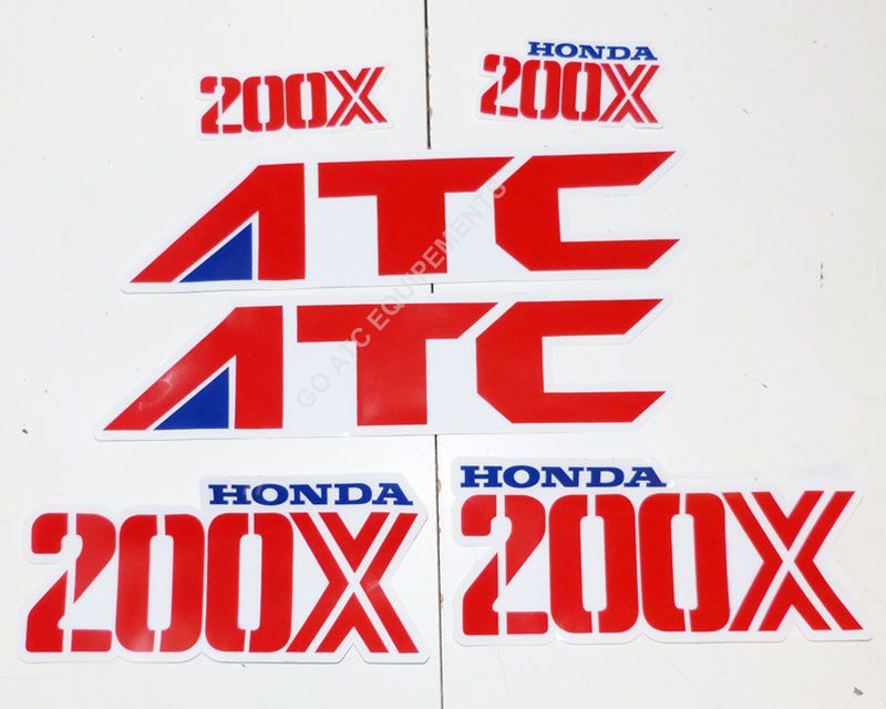 STICKERS ATC HONDA 200X 1987