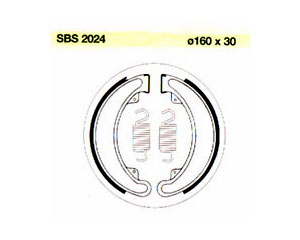 Rear brake shoes SBS - 2024 - ATC HONDA 250 ES/SX