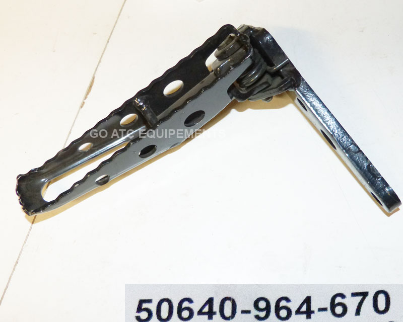 Left foot pegs OEM New ATC HONDA 250R 83-84