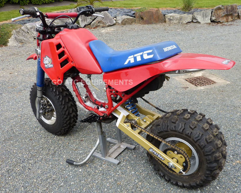 VENDU - HONDA 250R 1986 Partie cycle avec kit de conversion - VENDU