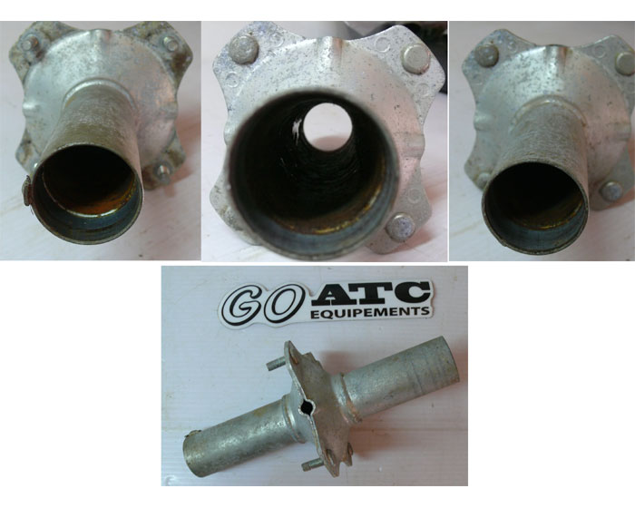 Front wheel hub used Honda 110 - 1982-85