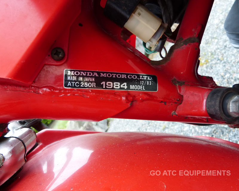 HONDA ATC 250R 1984 . Vendu – Image 7