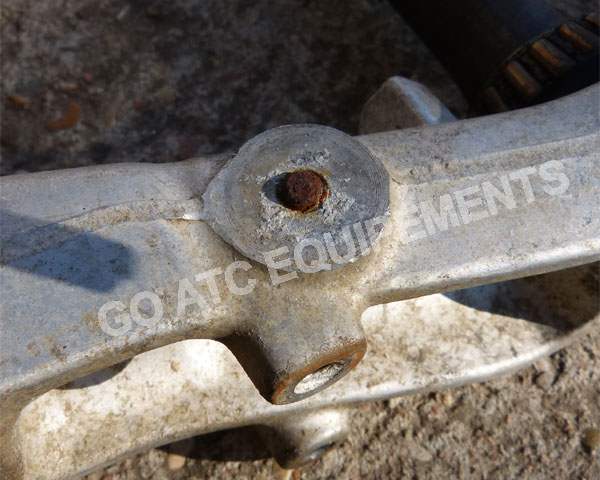 T de fourche inf occasion ATC KXT250 Tecate 1986-87 – Image 5