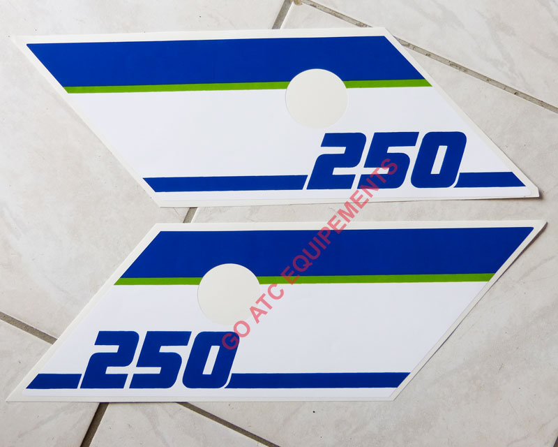 STICKERS rear fender ATC KAWASAKI KXT 250 Tecate 3 1986