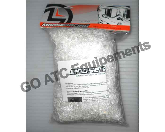 Competition muffler packing for 2-stroke